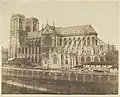 Notre-Dame ohne Vierungsturm, Fotografie von Édouard Baldus, 1850er Jahre