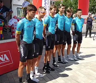 Mannschaftsfoto Continental Team Astana