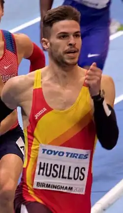 Óscar Husillos Rang sechs in 45,16 s