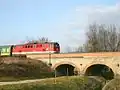 ÖBB 2143.030 auf dem Viadukt in Rohrbach bei Mattersburg