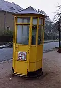 Telefonzelle in Radebeul, 1989