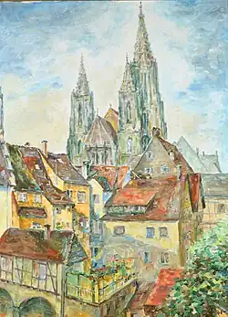 Ölgemälde von Albert Pfeiffer.