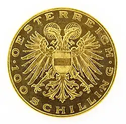 100 Schilling Rückseite