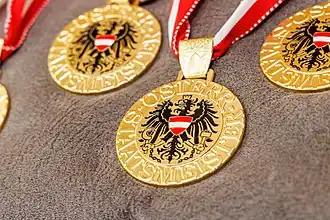Österreichische Staatsmeisterschaft Goldmedaillen