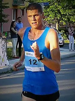 Łukasz Nowak – nach drei Verwarnungen disqualifiziert