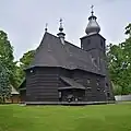 Mariä-Himmelfahrts-Kirche, Holzkonstruktion aus dem 16. Jahrhundert und frühere Stammkirche der Balów-Familie