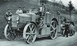 Škoda-Artillerie­zug­maschine, 1920