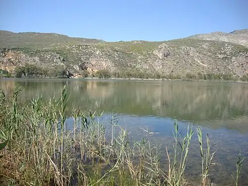 Blick auf den Kaiafas-See