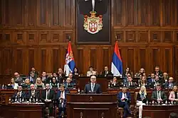 Gruppenbild der Regierung