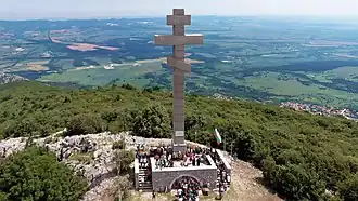 Das Christo-Botew-Monument am Gipfel