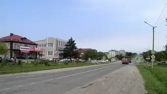 Durchgangsstraße des Ortes (Leninstraße)