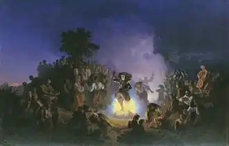 „Die Nacht von Iwan Kupala“, Iwan Solokow 1856
