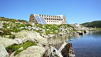 Die neue Berghütte Musala