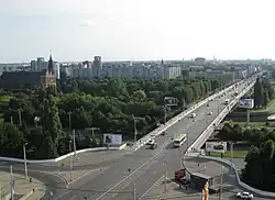 Neue Spannbetonbrücke über den Pregel ersetzt Grüne Brücke und Krämerbrücke