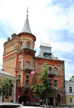 Haus Podhorskyj auf der Jaroslawiw-Wal-Straße Nr. 1