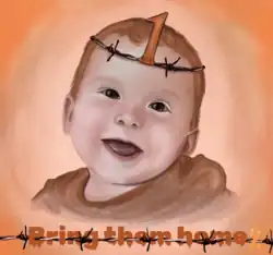 Kfirs erster Geburtstag, Gemälde