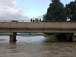 Die Brücke über das Wadi Aribu in Zalingei