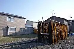Konbu-Trocknung, Wakkanai 2018