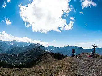 Auf dem Gipfel des Xueshan