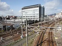 Einmündung der Meitetsu Hiromi-Linie in Inuyama