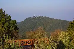 Blick auf die Wetterstation