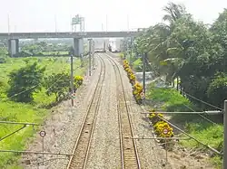 Eisenbahntrasse in Xinshi