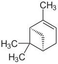 Struktur von (+)-α-Pinen