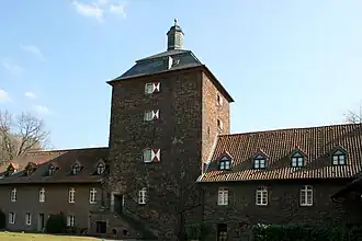 Hofseite des Südostflügels