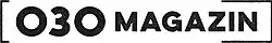 Das Logo besteht aus einer sich öffnenden eckigen Klammer den Ziffern 030 und dem Text MAGAZIN und einer sich schließenden eckigen Klammer
