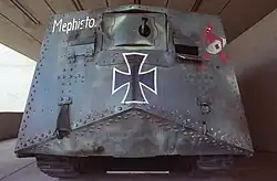 Front von „Mephisto“ im Jahre 1988