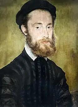 Porträt eines Mannes, Öl auf Holz, um 1560