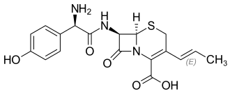 Strukturformel von (E)-Cefprozil