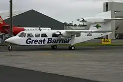 Britten-Norman BN-2A Mk III Trislander noch in den Farben der Great Barrier Airlines
