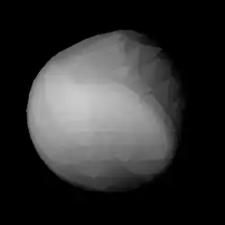 Berechnetes 3D-Modell von (19) Fortuna