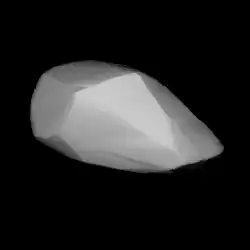 Berechnetes 3D-Modell von (163) Erigone