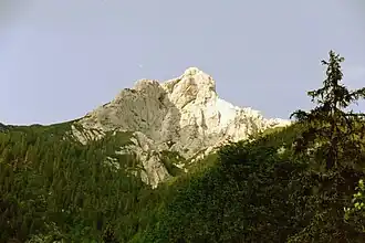 Die „unfreundliche“ Westseite des Guffert