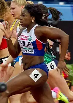 Asha Philip Rang sieben in 11,21 s