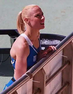 Bronzemedaillengewinnerin Nikoleta Kyriakopoulou Jackson