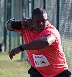 O’Dayne Richards Rang zehn mit 19,08 m