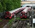 2009-Tube-Stock-Züge im Northumberland Park Depot