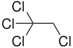 Strukturformel von 1,1,1,2-Tetrachlorethan