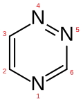 1,4,5-Triazin (falsch)
