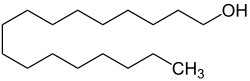 Strukturformel von 1-Heptadecanol