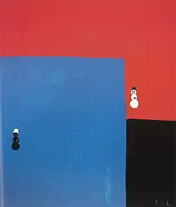 1. Die Gesundheit 2. Das Wetter 3. Die Getränke, Osmar Osten, Öl auf Leinwand, 2001