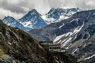 Alwitzscharte, Hoher Bretterkopf, Hoher Seekamp und Karlkamp (von links nach rechts)