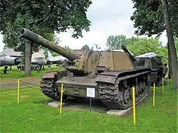 Die SU-152 waren sowjetische Selbstfahrlafetten