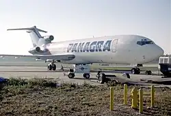 In den späten 1990er Jahren wurde der Name Panagra wiederbelebt, wie auf dieser Boeing 727.