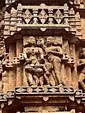 Erotische Szene am Bhoramdeo-Tempel