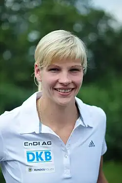 Nadine Müller, 2011 Vizeweltmeisterin, 2015 WM-Dritte und 2012 EM-Dritte, belegte Rang vier