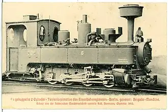 Brigadelok, gebaut von Hartmann 1910
